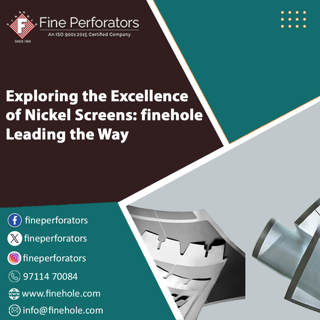 nickel filtration screens